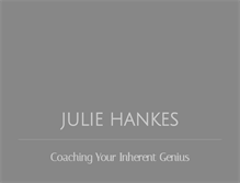 Tablet Screenshot of juliehankes.com